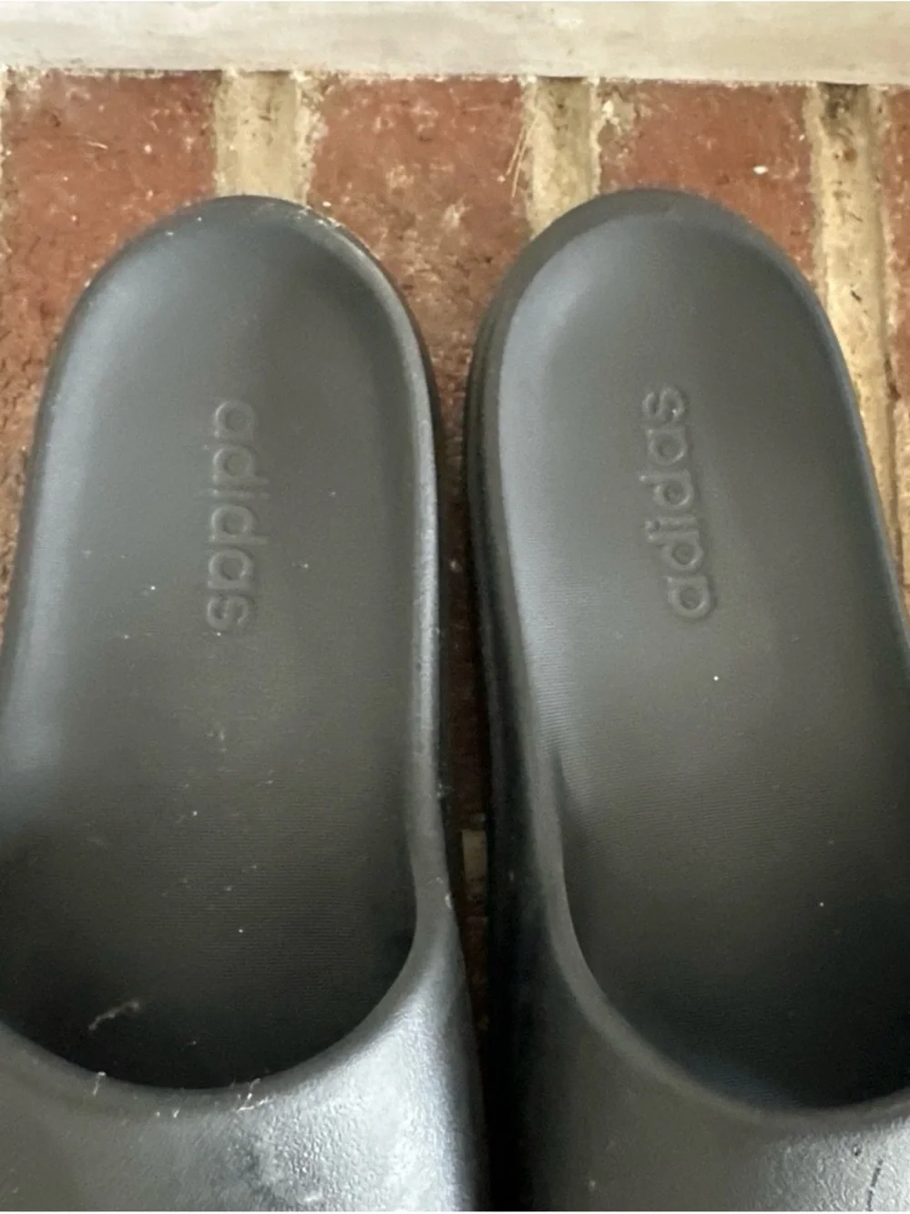 adidas Black Men’s Slide Sandals - Simple Slip-On Slides